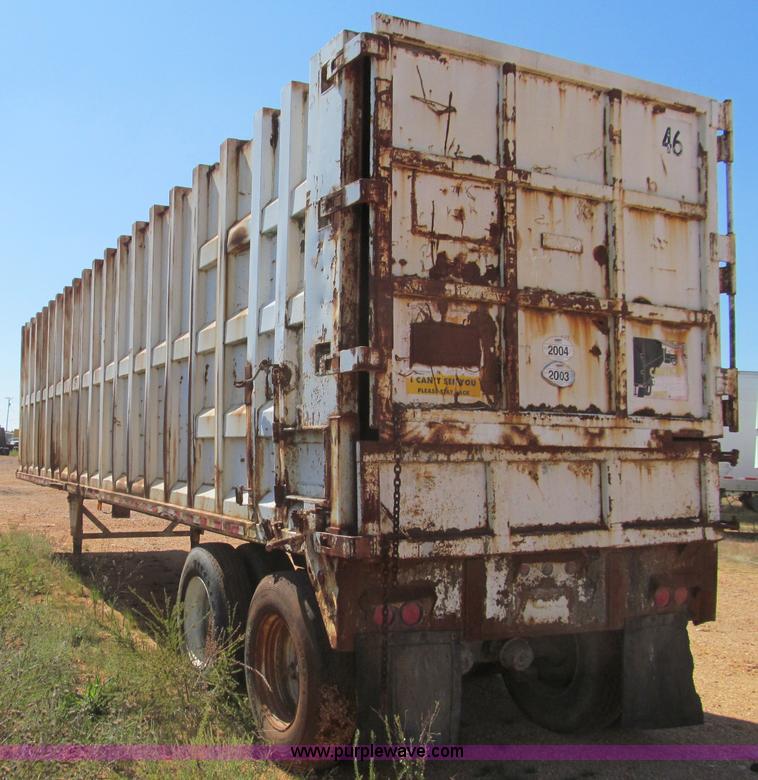 image for item F4606 1994 Gilbreath 40' Minute Man waste transfer trailer