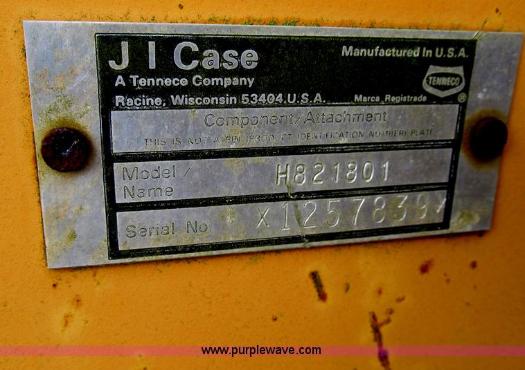 image for item B2893 Case D100 backhoe skid steer attachment
