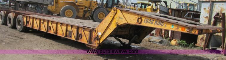 image for item B2904 1974 Load King power fold gooseneck trailer