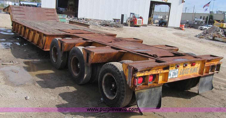 image for item B2904 1974 Load King power fold gooseneck trailer