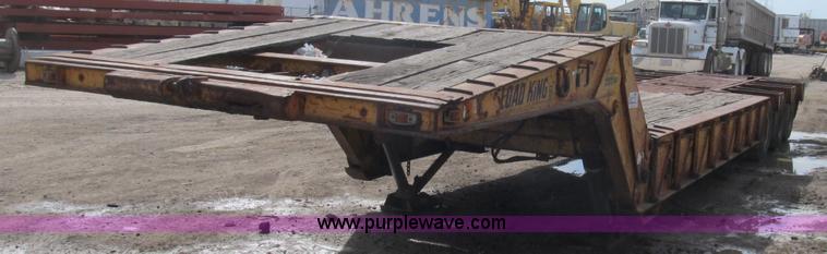 image for item B2904 1974 Load King power fold gooseneck trailer