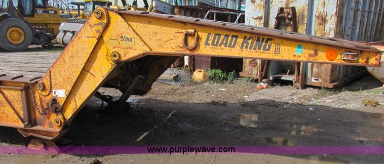image for item B2904 1974 Load King power fold gooseneck trailer
