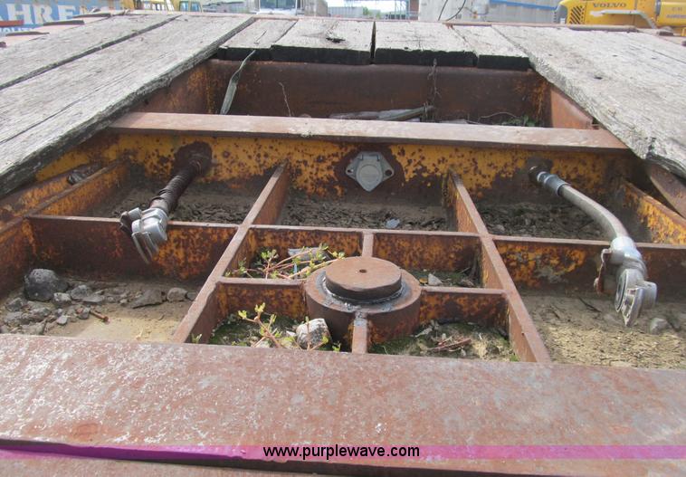 image for item B2904 1974 Load King power fold gooseneck trailer