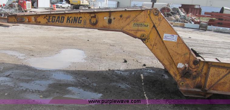 image for item B2904 1974 Load King power fold gooseneck trailer