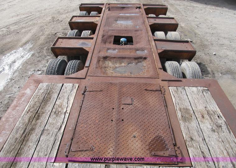 image for item B2904 1974 Load King power fold gooseneck trailer