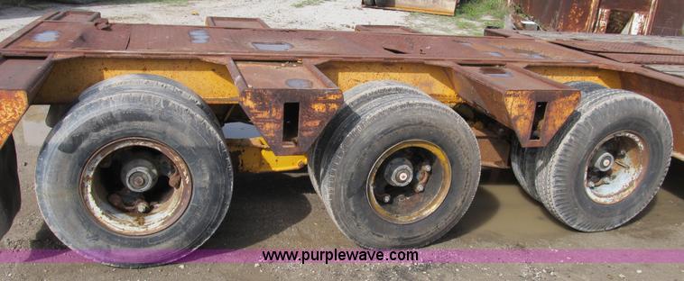 image for item B2904 1974 Load King power fold gooseneck trailer