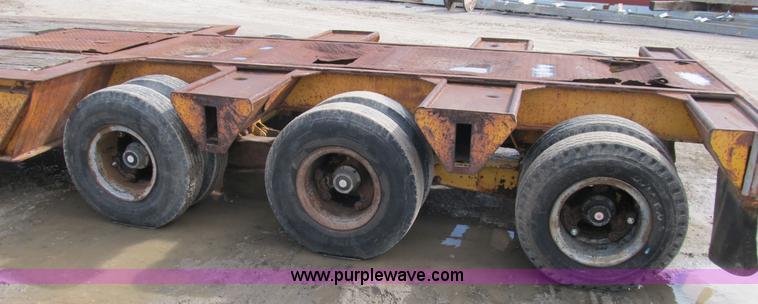 image for item B2904 1974 Load King power fold gooseneck trailer