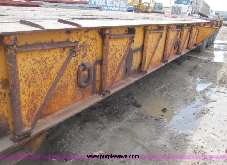 image for item B2904 1974 Load King power fold gooseneck trailer
