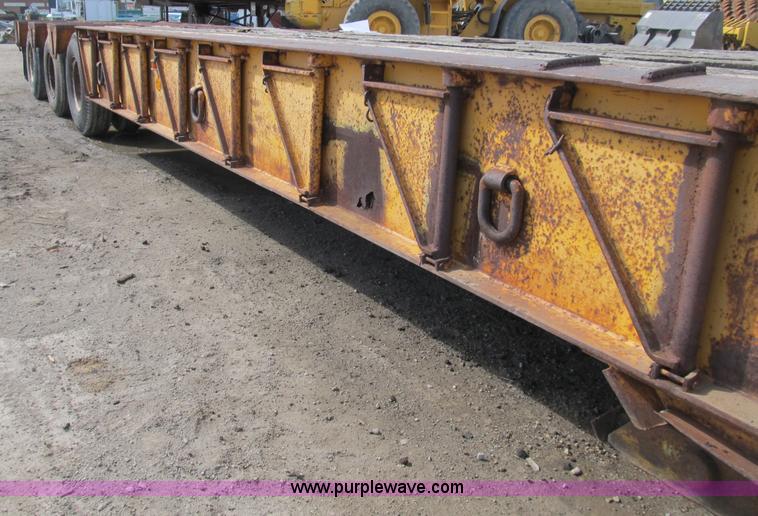 image for item B2904 1974 Load King power fold gooseneck trailer