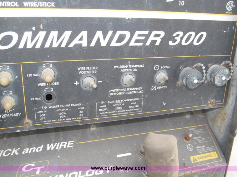 image for item B5228 Lincoln Electric Commander 300 portable welder/generator