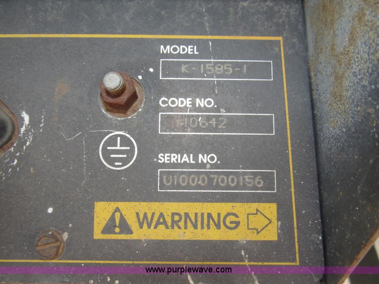 image for item B5228 Lincoln Electric Commander 300 portable welder/generator