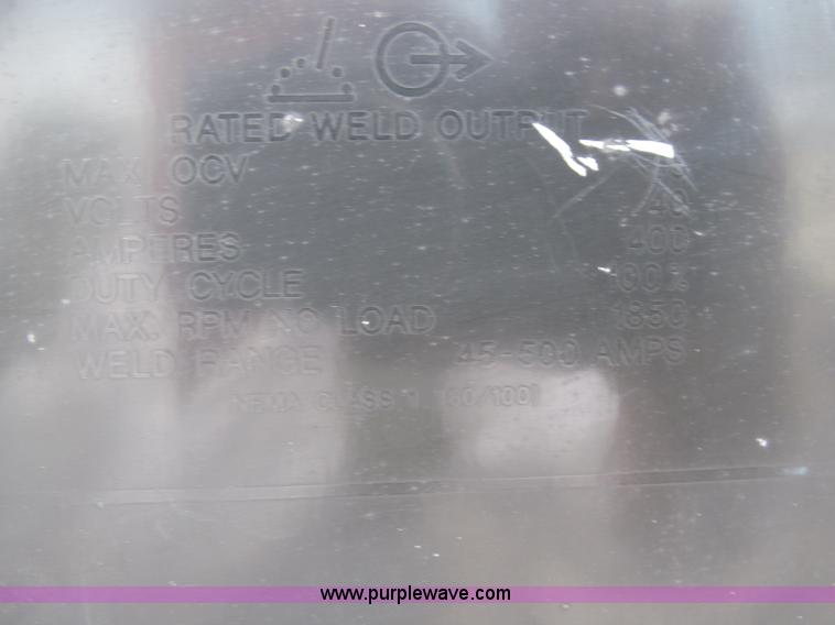 image for item B5229 Miller Big Blue 400D portable welder/generator