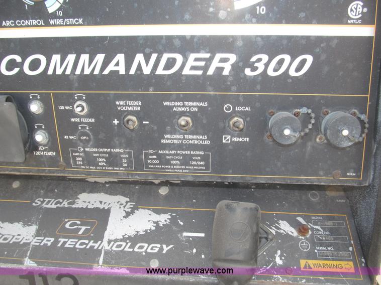 image for item B5230 Lincoln Electric Commander 300 portable welder/generator