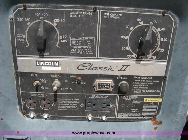 image for item B8154 Lincoln Classic II portable welder/generator