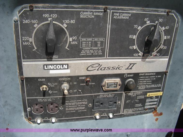 image for item B8154 Lincoln Classic II portable welder/generator