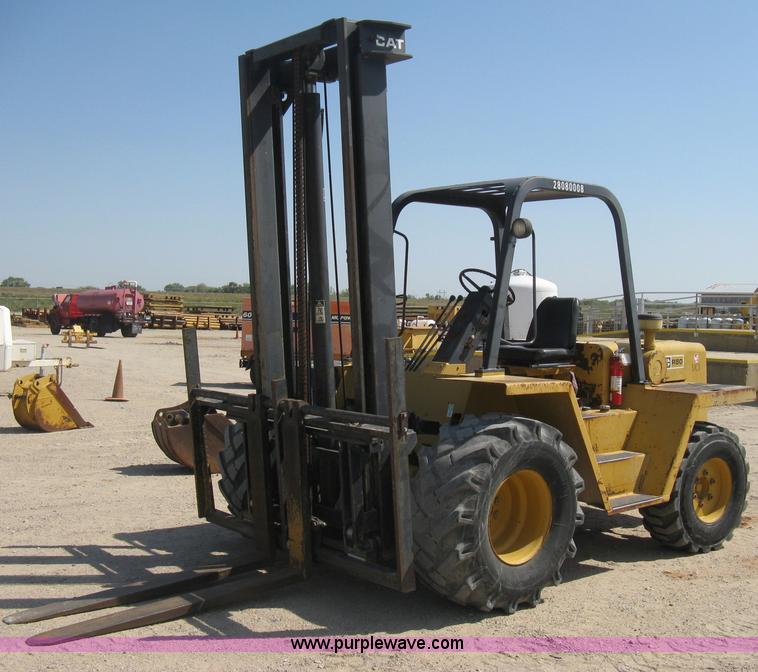 image for item B8162 Caterpillar R80 rough terrain forklift