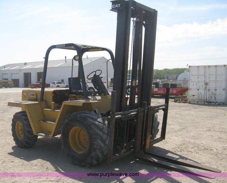 image for item B8162 Caterpillar R80 rough terrain forklift