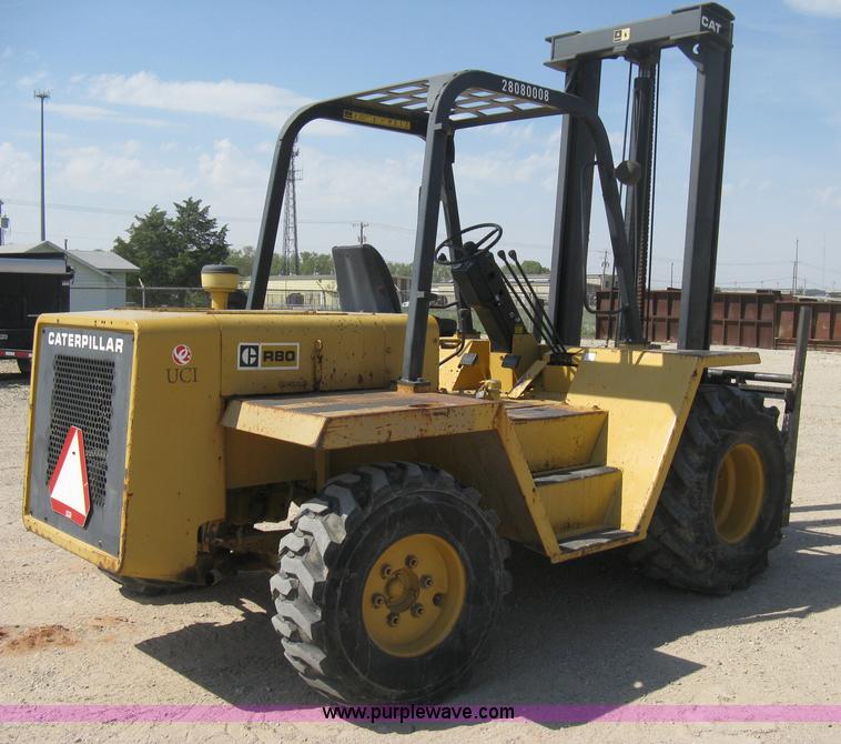 image for item B8162 Caterpillar R80 rough terrain forklift