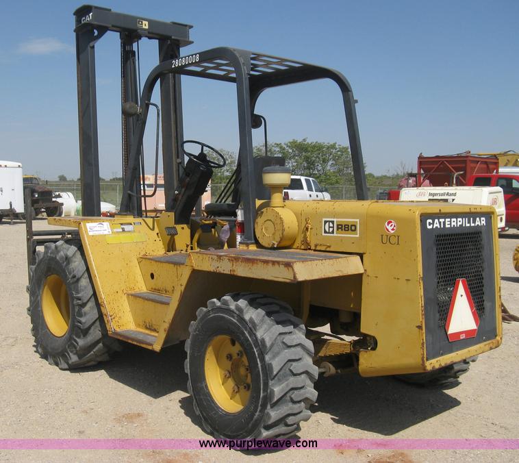 image for item B8162 Caterpillar R80 rough terrain forklift