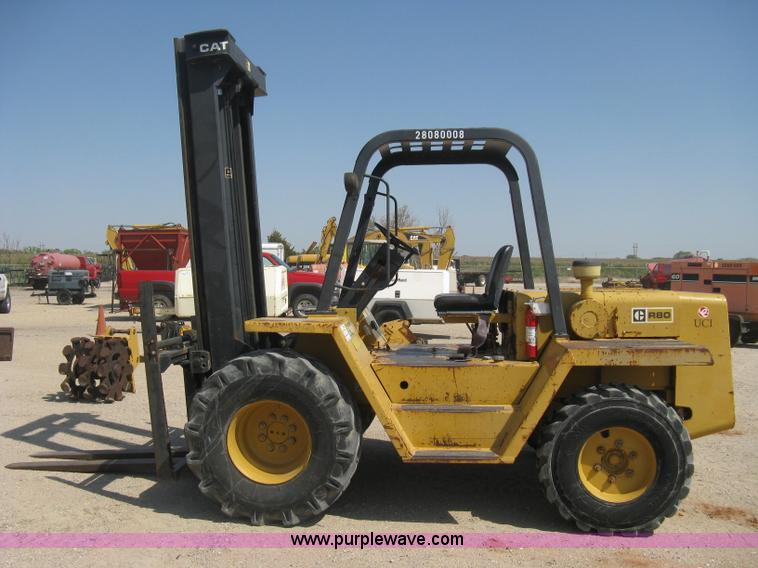 image for item B8162 Caterpillar R80 rough terrain forklift