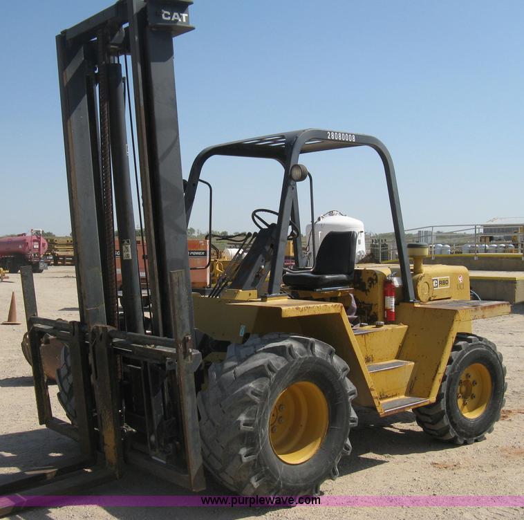 image for item B8162 Caterpillar R80 rough terrain forklift