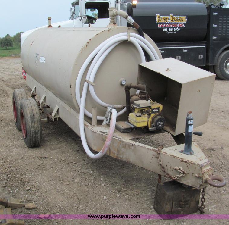 image for item E5567 Shop built job site fuel tank