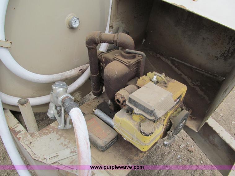 image for item E5567 Shop built job site fuel tank