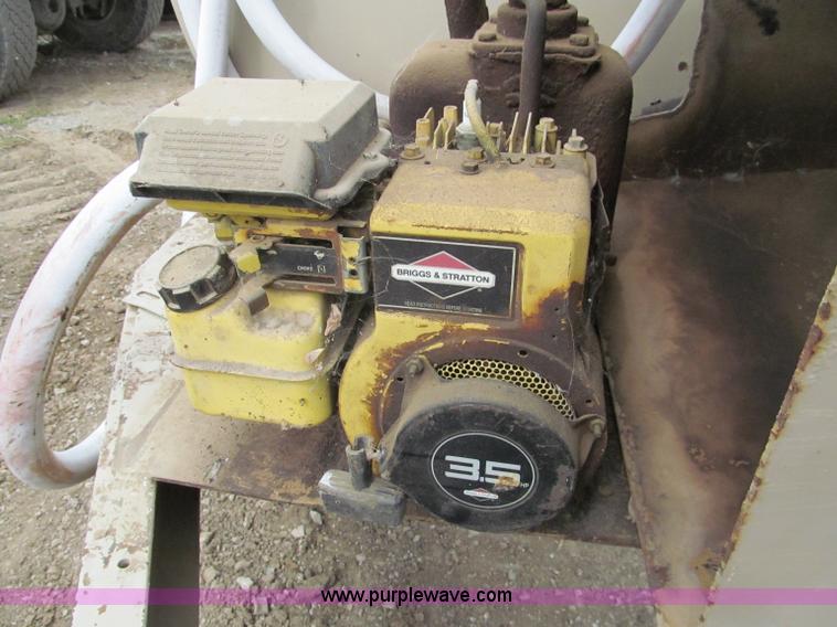 image for item E5567 Shop built job site fuel tank