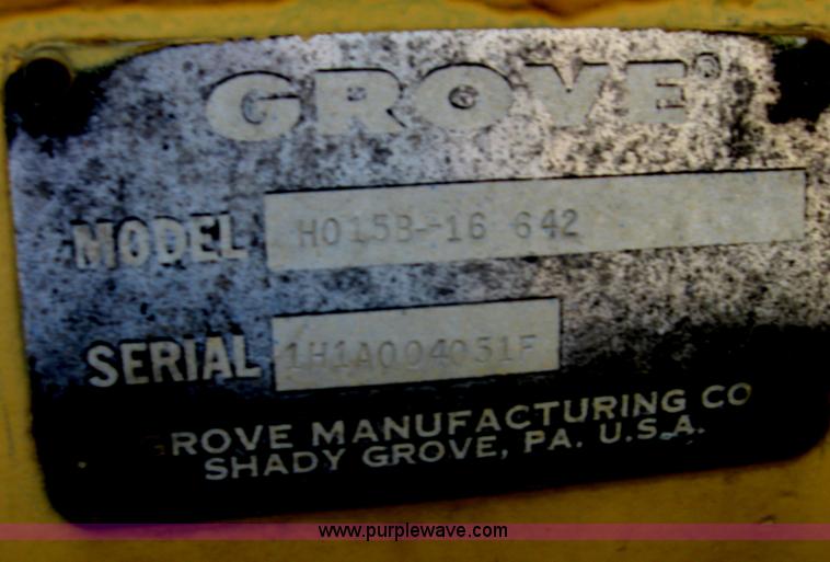 image for item F4578 1985 Grove TMS760 60 ton hydraulic crane with carrier