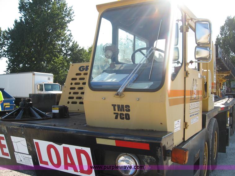 image for item F4578 1985 Grove TMS760 60 ton hydraulic crane with carrier