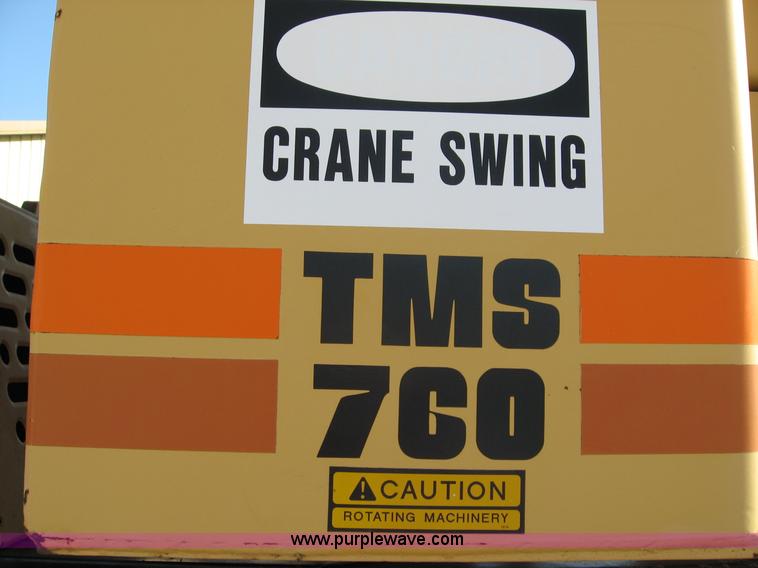 image for item F4578 1985 Grove TMS760 60 ton hydraulic crane with carrier
