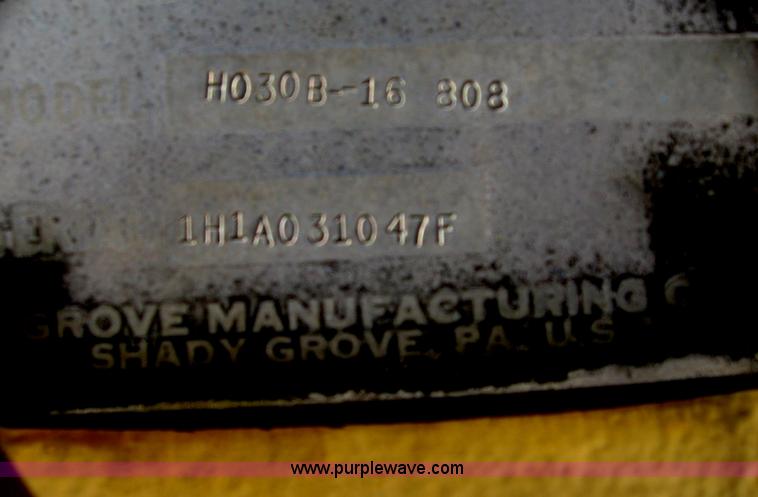 image for item F4578 1985 Grove TMS760 60 ton hydraulic crane with carrier