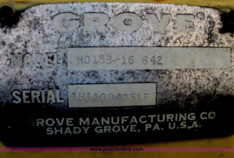 image for item F4578 1985 Grove TMS760 60 ton hydraulic crane with carrier