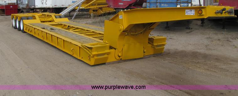 image for item F5529 1989 Trail King 50 ton lowboy trailer