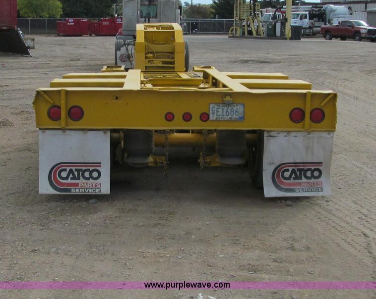 image for item F5529 1989 Trail King 50 ton lowboy trailer