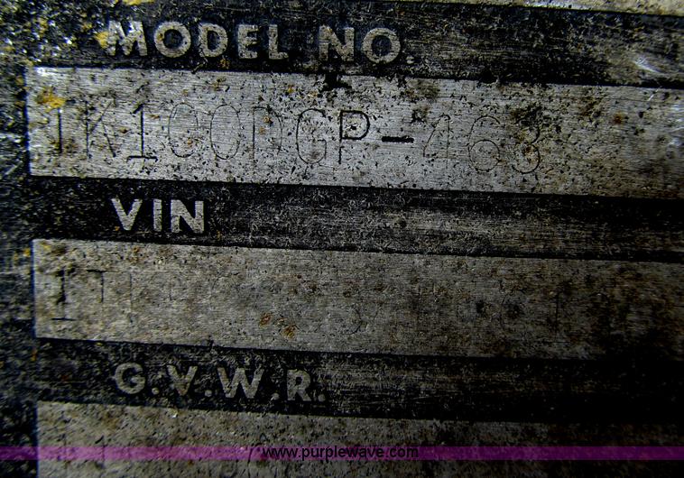 image for item F5529 1989 Trail King 50 ton lowboy trailer