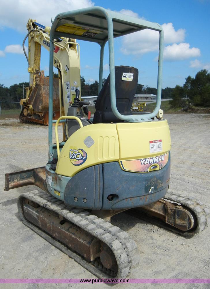 image for item F7504 Yanmar Global ViO27-2 mini excavator