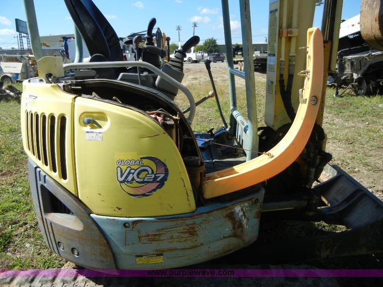 image for item F7504 Yanmar Global ViO27-2 mini excavator