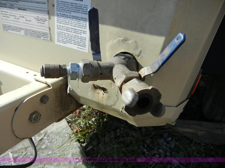 image for item F7506 2001 Ingersoll Rand 185 portable air compressor