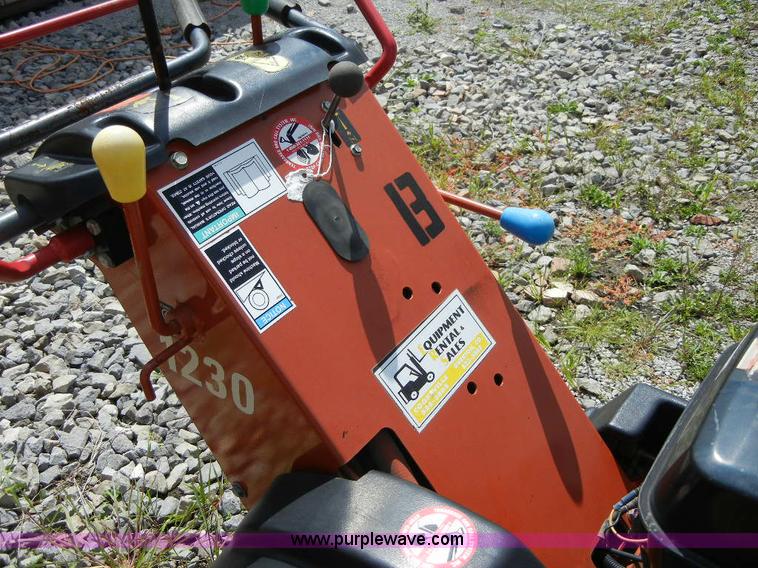 image for item F7514 Ditch Witch 1230H walk behind trencher