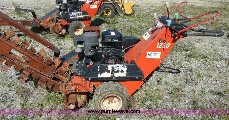 image for item F7514 Ditch Witch 1230H walk behind trencher