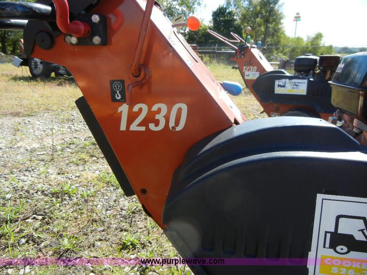 image for item F7517 2002 Ditch Witch 1230H walk behind trencher