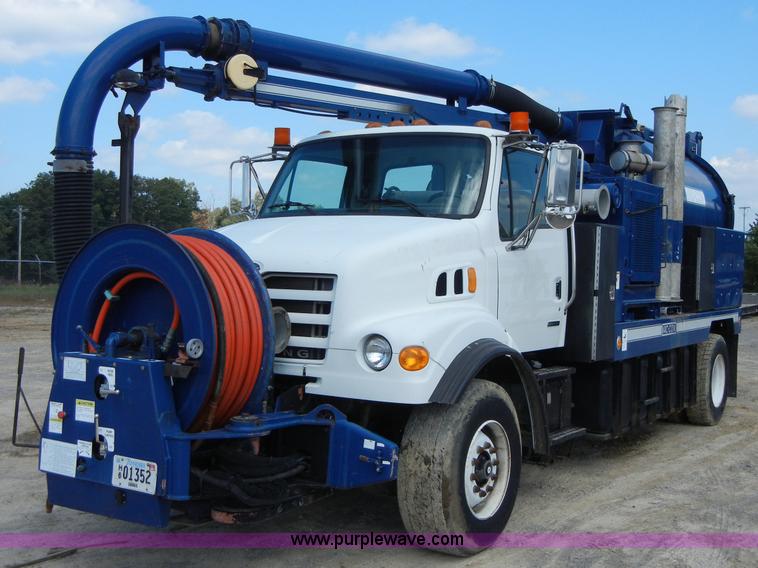 image for item F7518 2003 Sterling L7500 semi truck with Vac-Con system
