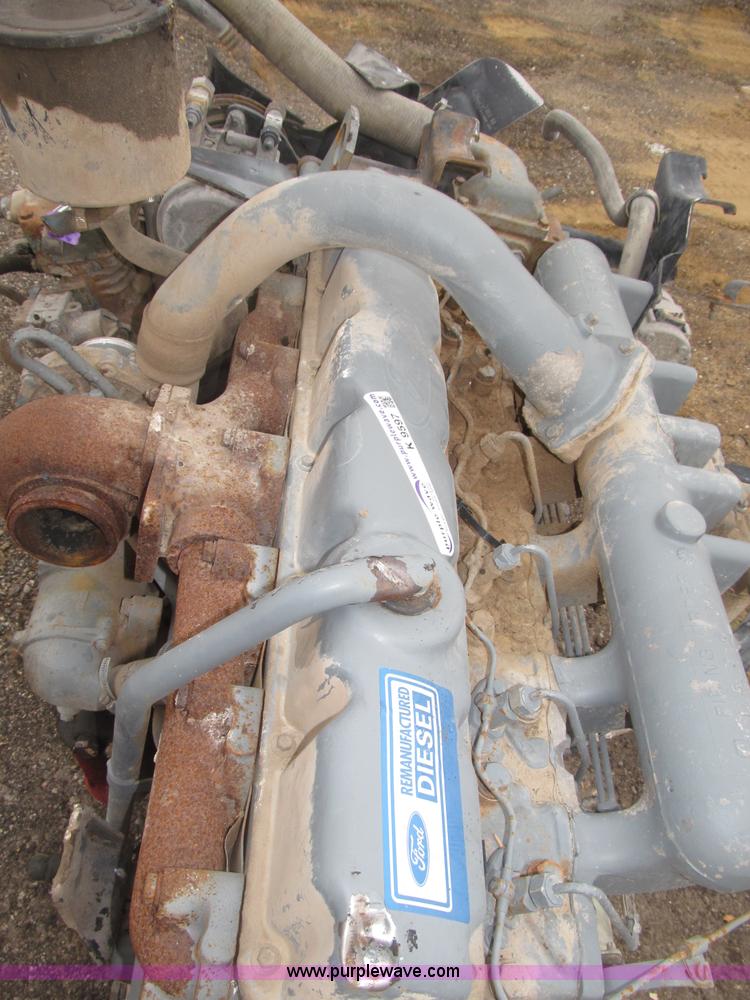 image for item K9597 Ford 7.8L six cylinder re-manufactured diesel engine
