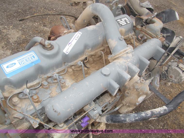 image for item K9597 Ford 7.8L six cylinder re-manufactured diesel engine