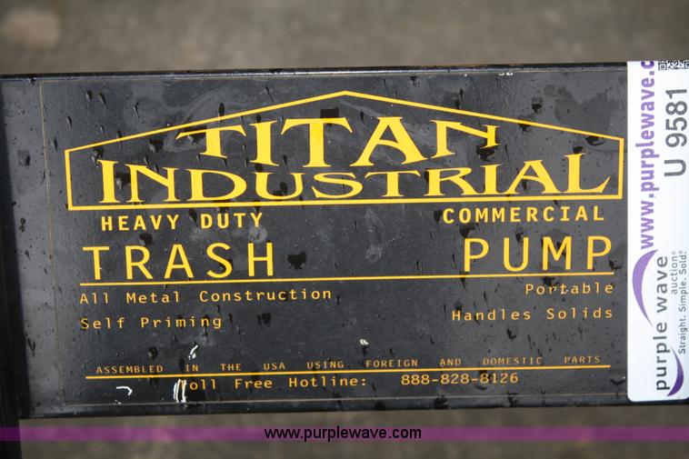 image for item U9581 Titan Industrial trash pump