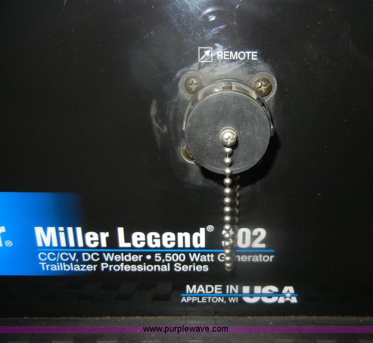 image for item V9755 Miller Legend 302 welder/generator