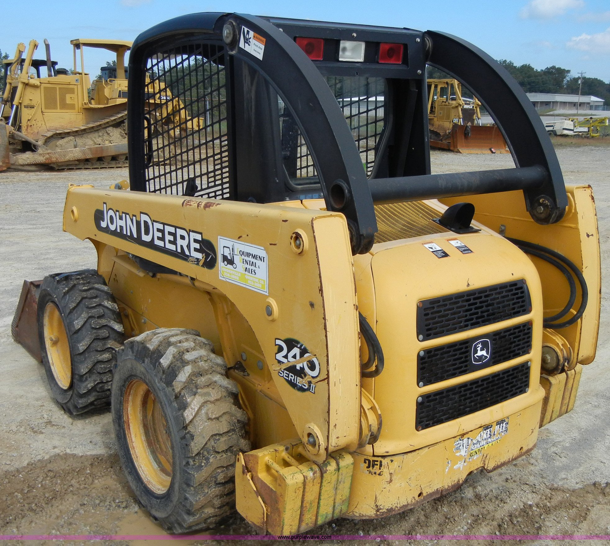 2003 John Deere 240 Series II skid steer in Crossville, TN Item F7502