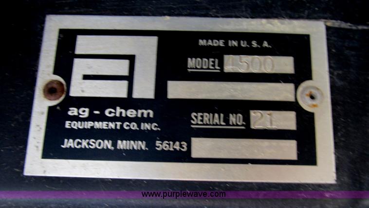 image for item B2886 Ag-Chem Big A 4500 Turbo floater
