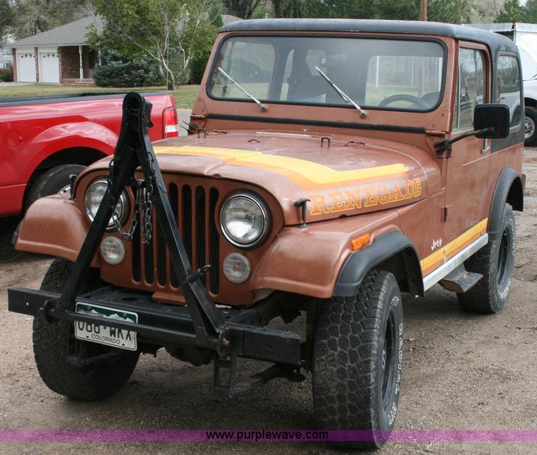 image for item C3541 1981 Jeep CJ7 Renegade SUV